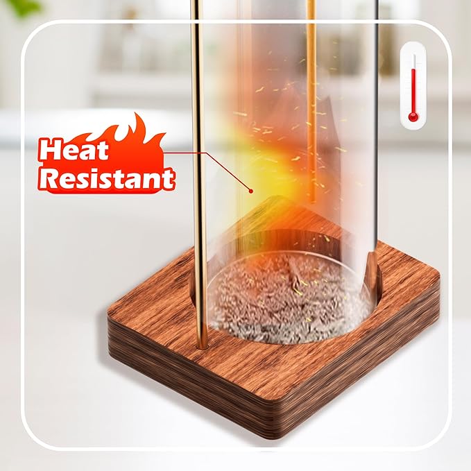 Incense Holder for Sticks, Insence-Stick Holder, Anti-Ash Flying No Mess Incense Burner, Incense Stick Holder with Glass Ash Catcher, for Yoga Spa Meditation Home Decor(2 Pack) - Bloomnest