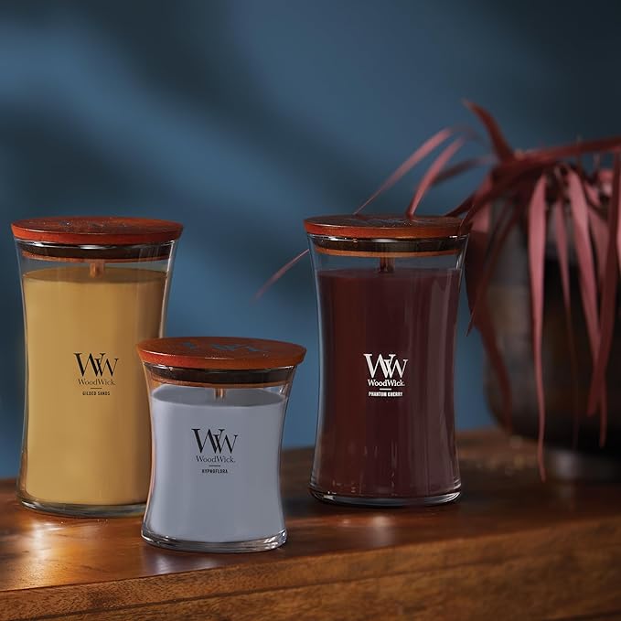 WoodWick Gilded Sands Large Hourglass Candle - Bloomnest