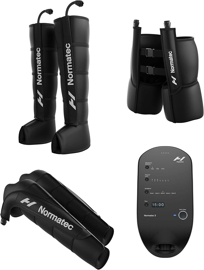 Hyperice Normatec 3 - Recovery System with Patented Dynamic Compression Massage Technology (Normatec 3 Full Body (Standard Legs + HIPS + Arms) FSA-HSA - Bloomnest