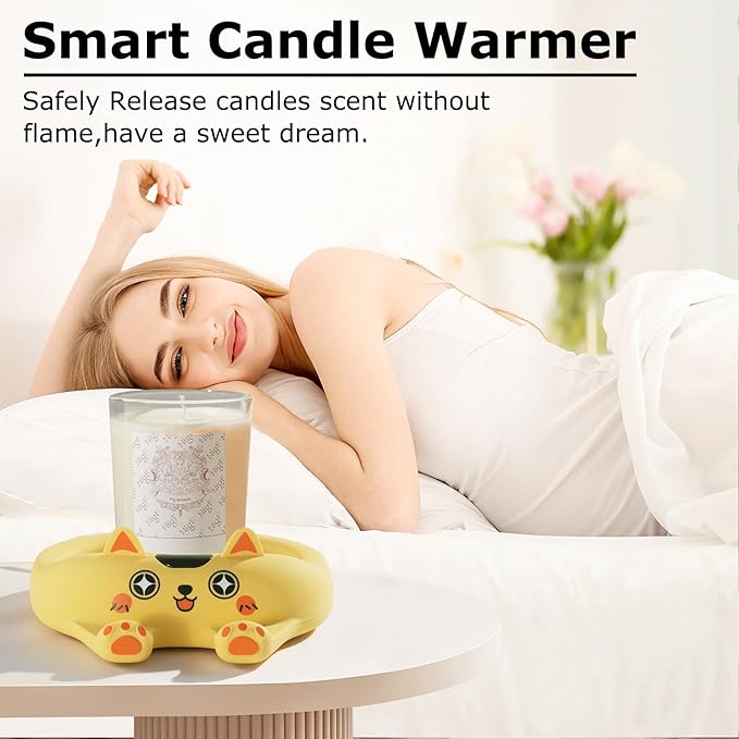 PUSEE Coffee Mug Warmer Auto Shut Off, 3 Temp Coffee Warmer for Desk, Candle Warmer Plate Safely Melt The Candle Releases Scents,Enjoy Your Warm Coffee Tea,Coffee Gifts for Women Men - Bloomnest