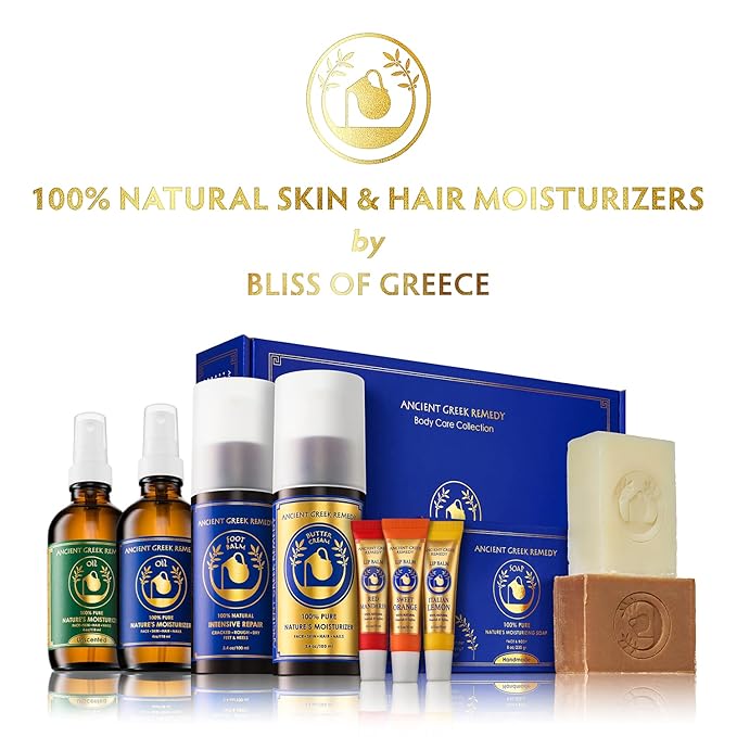 Ancient Greek Remedy - Hydrating Face Oil for Women - Anti-Aging Serum with Organic Jojoba, Rosehip, Sweet Almond, Olive, and Vitamin E - Fast Absorbing Body Oil for Dry Skin - Fragrance Free, 4 fl oz - Bloomnest
