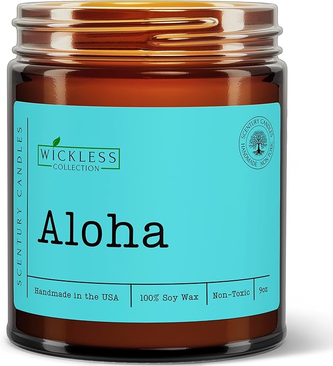 Wickless Cactus Blossom Scented Candles for Candle Warmer Lamp, Many Scents to Choose, 100% Non-Toxic Soy Wax, Scented Candle Melts for Warming Plate, Handmade in The USA (Aloha) - Bloomnest