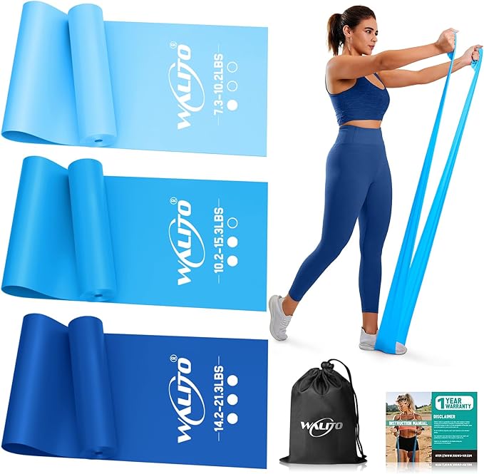 WALITO Resistance Bands for Working Out, Exercise Bands for Women and Men, Workout Bands for Physical Therapy, Stretch, Recovery, Pilates, Rehab, Strength Training and Home Gym - Bloomnest