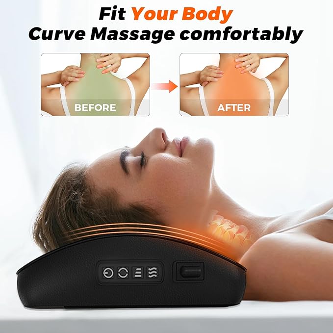 Back Massager with Heat - Shiatsu Back Massager for Pain Relief Deep Tissue - Electric 4D Massage Pillow for Shoulder, Back, Legs, Foot, Gift for Women Men Mother's Day Father's Day - Bloomnest