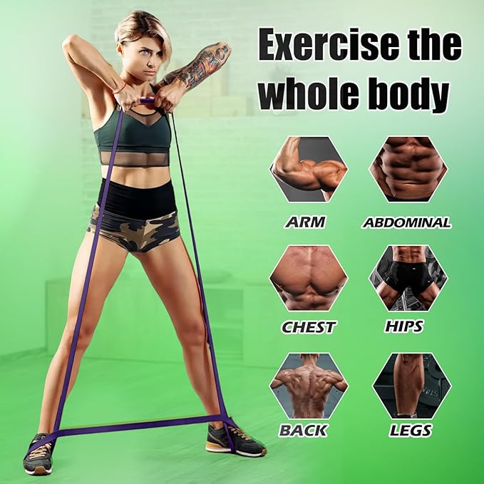 WHATAFIT Resistance Bands, Pull Up Assistance Bands, Exercise Bands, Workout Bands Set for Men and Women Home Fitness, Body Stretching, Strength Training, Physical Therapy - Bloomnest