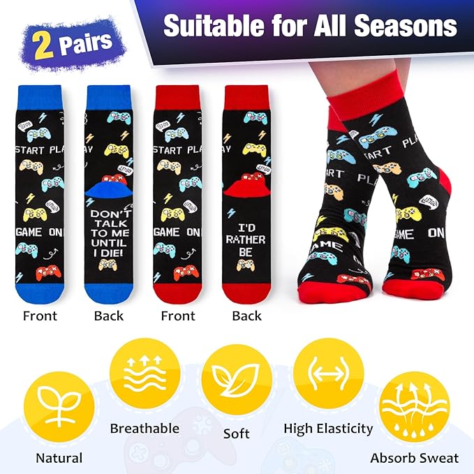 Jekeno Gamer Gaming Tumbler Gift Set for Kids Boys Teens Birthday Christmas Gamepad Gift Box for Men Dad Boyfriend Husband Brother Male Friends Video Game Lovers Mug Socks Hat Gift Basket Presents - Bloomnest