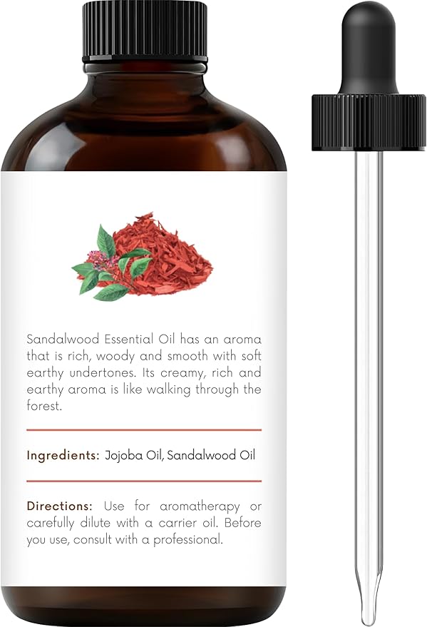 Handcraft Blends Sandalwood Essential Oil – 1 Fl Oz – 100% Pure and Natural – Premium Grade Essential Oil for Diffuser and Aromatherapy, Skin, Massage, Candle and Soap Making Fragrance - Bloomnest