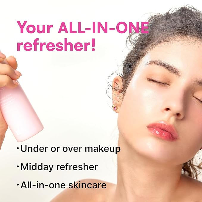 Face Republic Blooming Essence Rose Mist 100ml 3.38 fl oz | Instant Glass Skin | All In One Mist | Revitalizing, Nourishing, Deep Hydration, Dewy Glow | Damask Rose, Bakuchiol | Vegan Korean Skin Care - Bloomnest