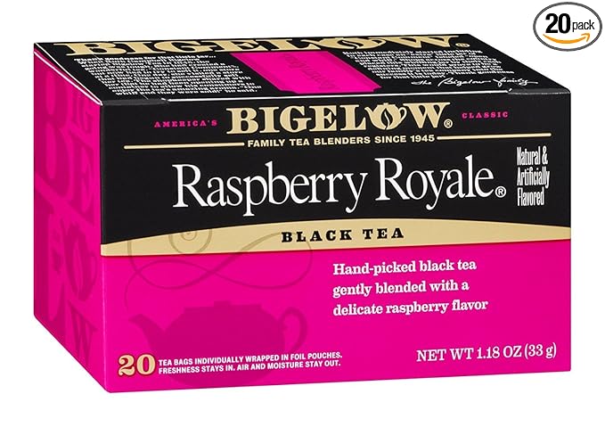 Bigelow Tea Raspberry Royale 20 Bags (Pack of 18) - Bloomnest
