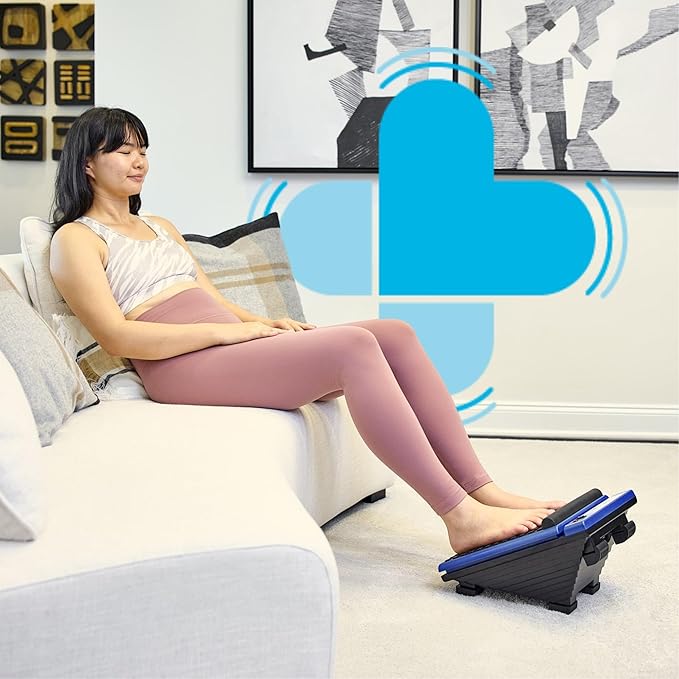 MedMassager Foot Massager Classic | Deep Tissue Massage Therapy, at-Home Massager, Dual Speed, Portable & Compact, Fast Relief from Neuropathy, Improves Blood Circulation MMF08