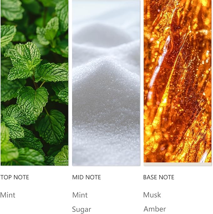 Hotel Waterless Diffuser Oil Candy Mints, Essential Scent Oil Usage Cold Air Waterless Diffuser, Luxury Scents Oils Fragrance Bottle120 ML Home Natural Flavour - Bloomnest