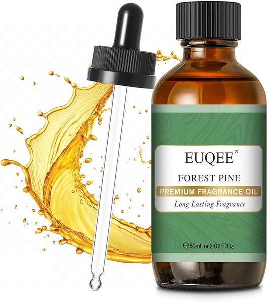 EUQEE Forest Pine Fragrance Oil Premium Fragrance Essential Oil 2.02 Fl oz with Glass Dropper for Diffusers, Soap Making, DIY Candle (60ml) - Bloomnest