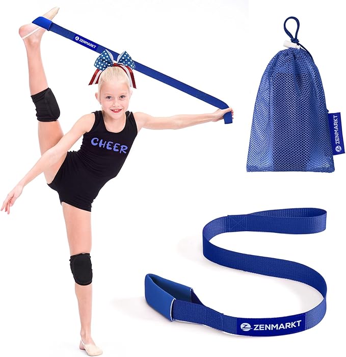 Stretching Strap for Cheer – Flexibility Stunt Strap for Cheerleaders – Durable Cheer Stretching Bands for Improved Flexibility, Range of Motion – Essential Cheer Accessories - Bloomnest