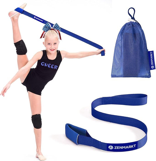 Stretching Strap for Cheer – Flexibility Stunt Strap for Cheerleaders – Durable Cheer Stretching Bands for Improved Flexibility, Range of Motion – Essential Cheer Accessories - Bloomnest