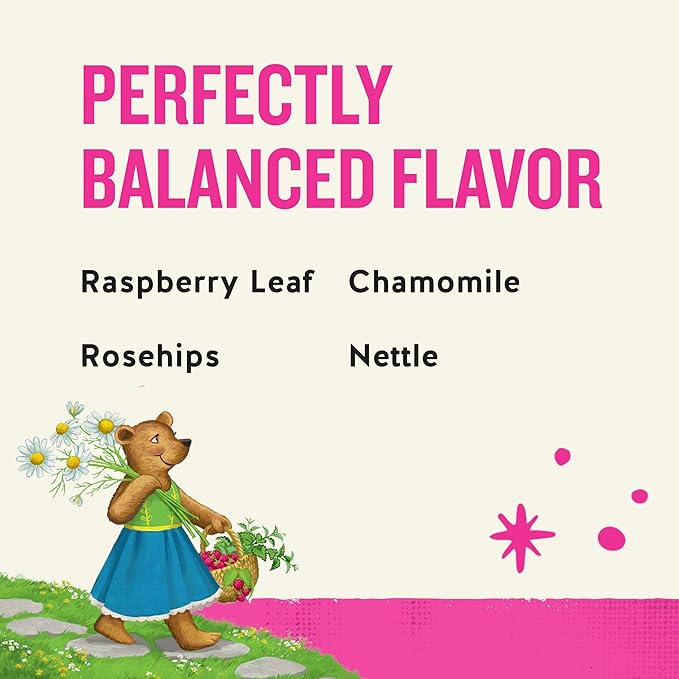 Celestial Seasonings SheWell Raspberry Leaf Wellness Tea, Caffeine Free, 16 Tea Bags Box - Bloomnest