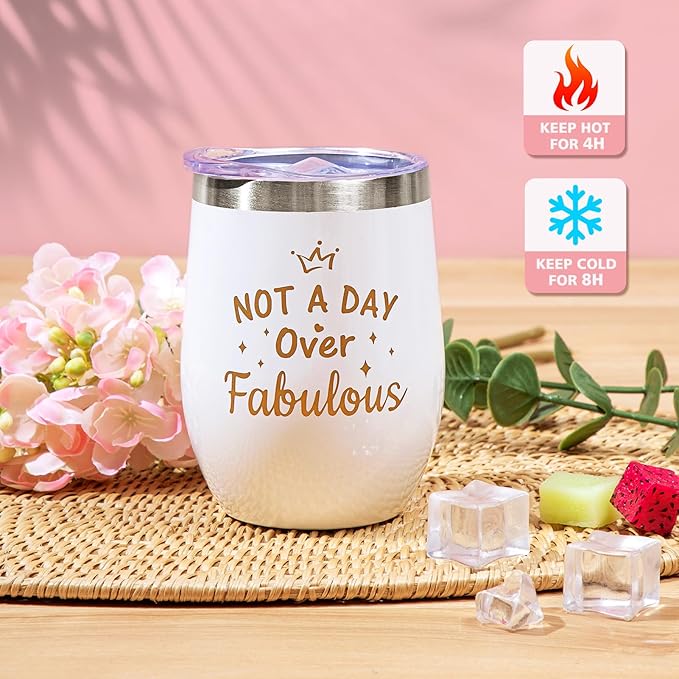 Birthday Gifts for Women, 13PCS Unique Happy Birthday Gifts Basket for Mom Her Best Friend Sister Wife Girlfriend Coworker Bestie, Luxury Self Care Box Relaxing Spa Gifts Set (Rose) - Bloomnest