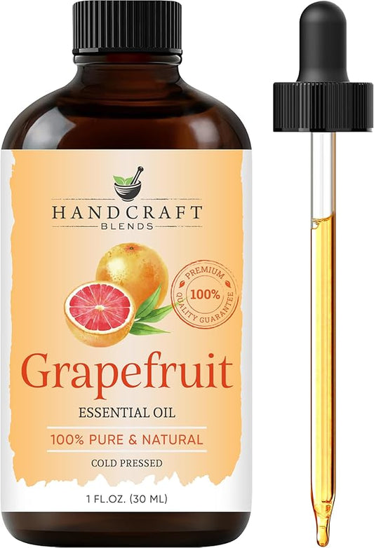 Handcraft Blends Grapefruit Essential Oil – 1 Fl Oz – 100% Pure and Natural – Premium Grade Essential Oil for Diffuser and Aromatherapy, Skin, Massage, Candle and Soap Making Fragrance - Bloomnest
