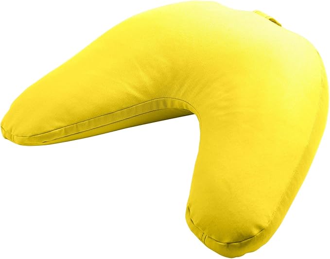Hugger Mugger V-Shaped Meditation Cushion - Provides Support in Cross-Legged Sitting, Promotes Healthy Posture, Handmade in The USA - Bloomnest