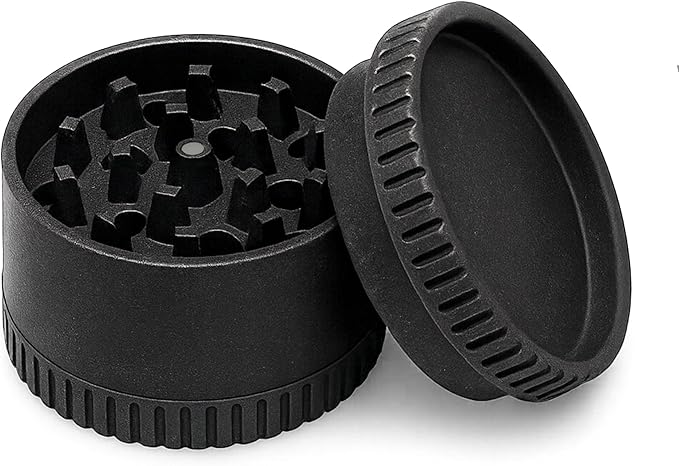 55 mm Black Herb Grinder - Bloomnest