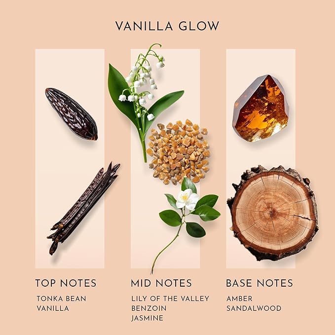 Scent Better Vanilla Glow Aroma Essential Oil Blend: an Aromatherapy Blend of Vanilla, Amber, and Sandalwood for Ultrasonic Diffusers & Nebulizers (2 Fl Oz, 60 mL) - Bloomnest