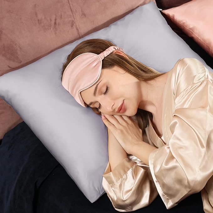 Adubor 100% Silk Pillowcase - Mulberry Silk Pillow Cases, 23 Momme 6A Grade Fibers, Silk Pillow Case for Hair and Skin Health, with Hidden Zipper (Standard 20''×26'', Silver Gray, 1PC) - Bloomnest