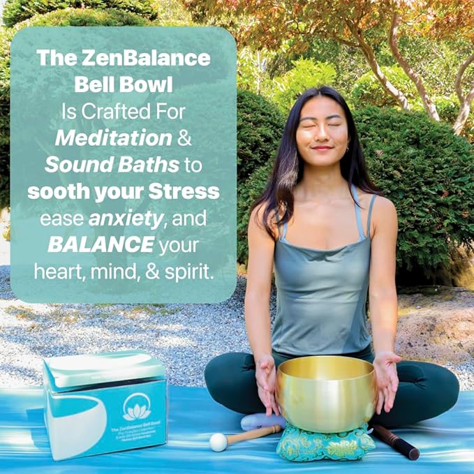 ZenBalance Bowl - 8 Inch Singing bowl - Bloomnest