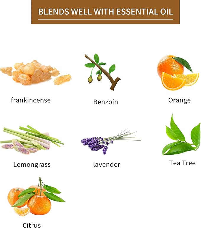 Sedbuwza Vanilla Essential Oil, Pure Organic Vanilla Fragrance Oil for Diffuser, Humidifier, Soap, Candle, Perfume Sedbuwza