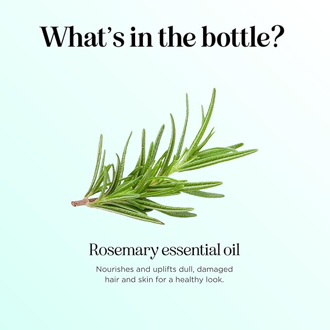 Pure Rosemary Essential Oil with Dropper - Undiluted Rosemary Oil for Hair Skin and Nails and Refreshing Aromatherapy Oil for Diffusers - Rosemary Essential Oil for Cleansing Dry Scalp Care 4oz - Bloomnest