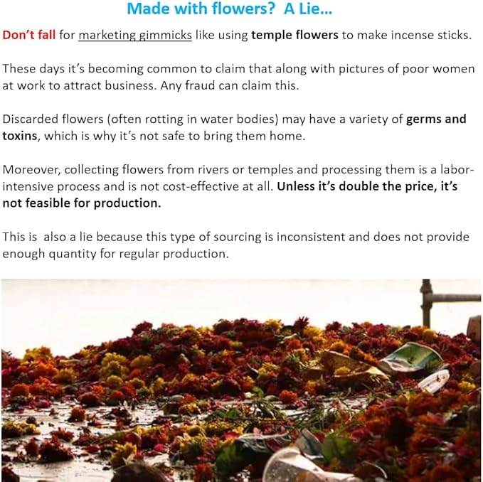 Hand-Rolled Incense Sticks - Premium 100-sticks Variety Set, 12 Different Scents - Traditional Masala Incense