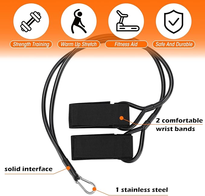 Zomiboo Baseball Bands Sports Resistance Exercise Bands Arm Strength Training Softball Baseball Pitching Training Workout Equipment for Youth Adult - Bloomnest