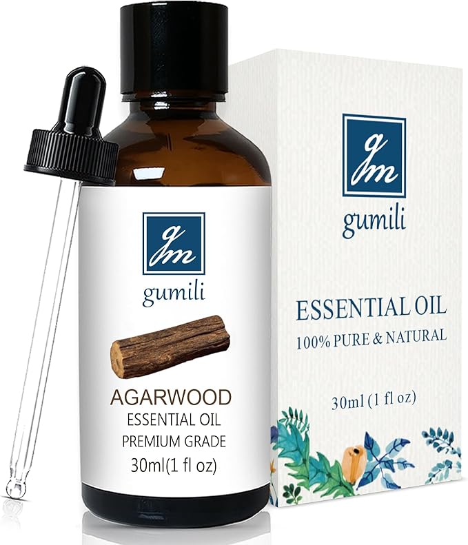 Agarwood Essential Oil, Pure Argawood Oud Oil for Aromatherapy, Meditation - 30ml/ 1 oz - Bloomnest