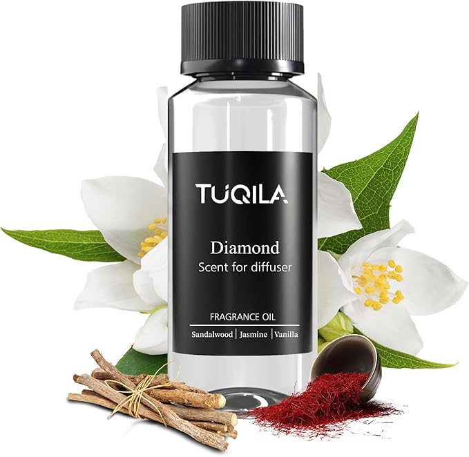 Luxury Waterless Diffuser Oil Diamond - 120ml Pure Essential Oil for Cold Air Diffusers, Premium Hotel-Grade Fragrance Oils, Long-Lasting Home & Office Aromatherapy Scents - Bloomnest