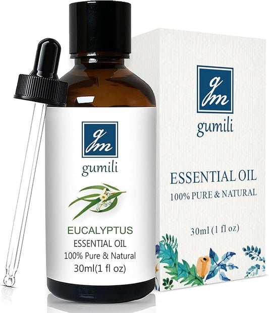 Eucalyptus Essential Oil 1 Oz, 100% Pure Natural Eucalyptus Oil, Aromatherapy Essential Oils for Diffuser, Spray, Skin, DIY Body Oils Blends - Bloomnest
