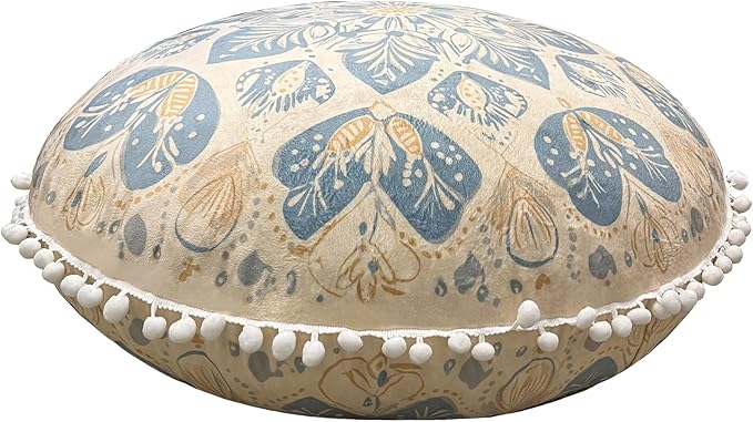 32 in Meditation Floor Cushion, Round Large Floor Pillow for Adult, Yoga Pillows for Sitting On Floor, Boho, Memory Foam Filling - Bloomnest