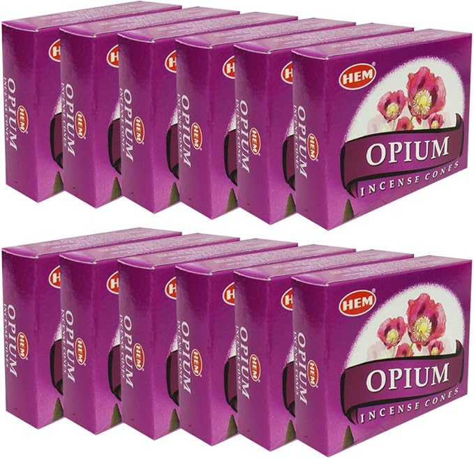 Opium Incense Cones and Cone Incense Burner Bundle Insence Insense Hem Incense TRUMIRI