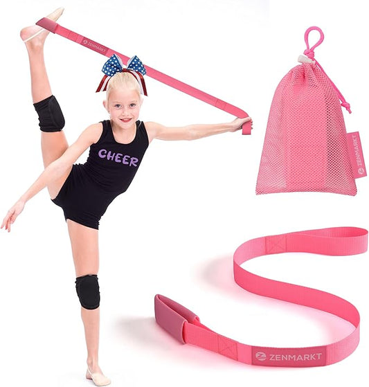 Stretching Strap for Cheer – Flexibility Stunt Strap for Cheerleaders – Durable Cheer Stretching Bands for Improved Flexibility, Range of Motion – Essential Cheer Accessories - Bloomnest
