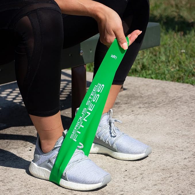 Serious Steel Fitness Mini Resistance Loop Bands | Rehab and Prehab Stretch Bands | 12" Exercise Workout Bands (Sets of 5 Pack and Sets of 10 Pack Trainer Options Available!) - Bloomnest