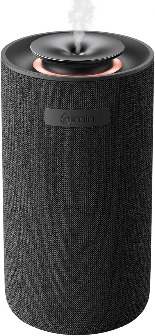 Waterless Car Diffuser & Home Aromatherapy Diffuser with Ignition-Activated Start/Stop | Cordless Portable Car Air Freshener for Essential Oils 5/10/15ml | Adjustable Scent, 2-in-1 Home/Car Mode - Bloomnest