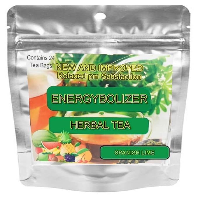 Energybolizer Perfect Weight Herbal Tea (24 Bags)| Natural Energy Booster for Women and Men | Increase Energy, Improve Digestion (Spanish Lime) - Bloomnest