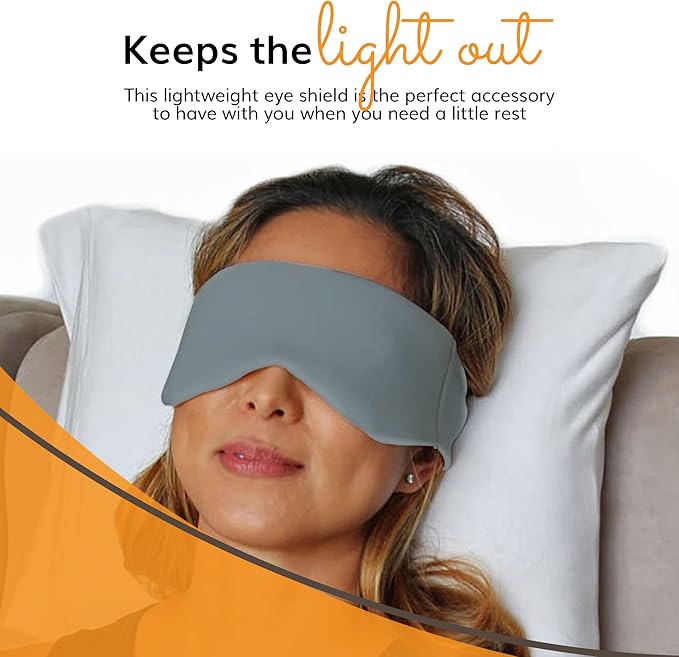Happyluxe Escape Sleep Mask - Buttery Soft Airplane Eye Mask for Sleeping or Napping in Bed. Machine Washable. - Sage Green, Made in USA - Bloomnest