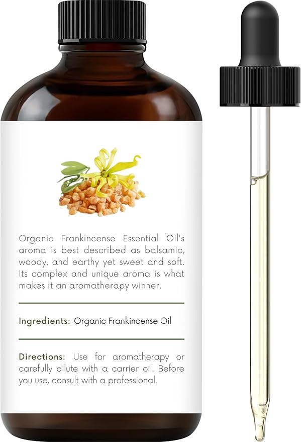Handcraft Blends Organic Frankincense Essential Oil – 1 Fl Oz – 100% Pure and Natural – Premium Grade Essential Oil for Diffuser and Aromatherapy HandcraftBlends