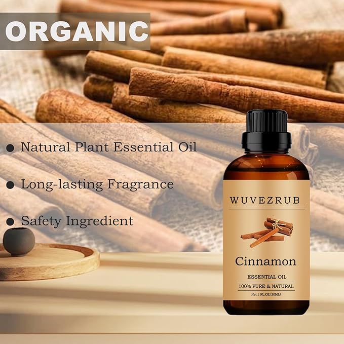 Cinnamon Essential Oils, 30ML Pure and Natural Essential Oil for Aromatherapy Diffuser - Cinnamon /1 Fl Oz - Bloomnest