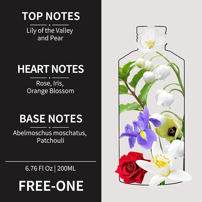 Hotel Scents Free One 6.76 Fl Oz (200 ml), Home Luxury Aroma,Hotel Fragrance Diffuser Oil,Hotel Diffuser Oil for Aromatherapy, Bigger Bottle, Bolder Aroma, Longer Lasting - Bloomnest