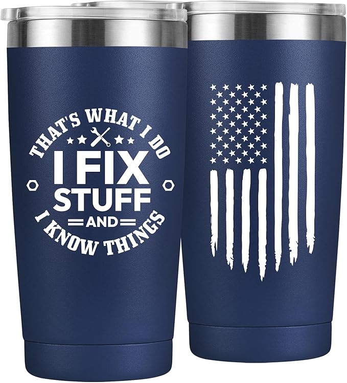 MASGALACC Funny Gifts for Men - Fathers Day, Birthday, Gag Gifts for Men, Him, Dad, Husband, Uncle, Grandpa, Presents for Dad from Daughter Son - 20oz Stainless Steel Tumbler