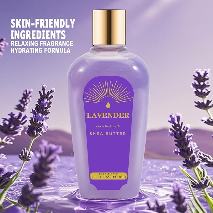 Spa Luxetique Gift Baskets for Women, Mothers Day Gifts for Mom, 11pcs Lavender Sets, Relaxing Bath Sets for Women, Christmas Gifts for Her - Bloomnest