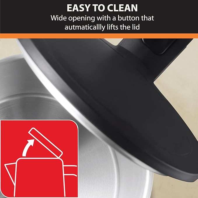 KRUPS 1.5L Electric Kettle Stainless Steel Cool Touch Interior, Fast Boiling, One Cup in 80 Seconds, Double Wall, Auto Off, Keep Warm, Hot Water Kettle Electric, Cordless, Black - Bloomnest