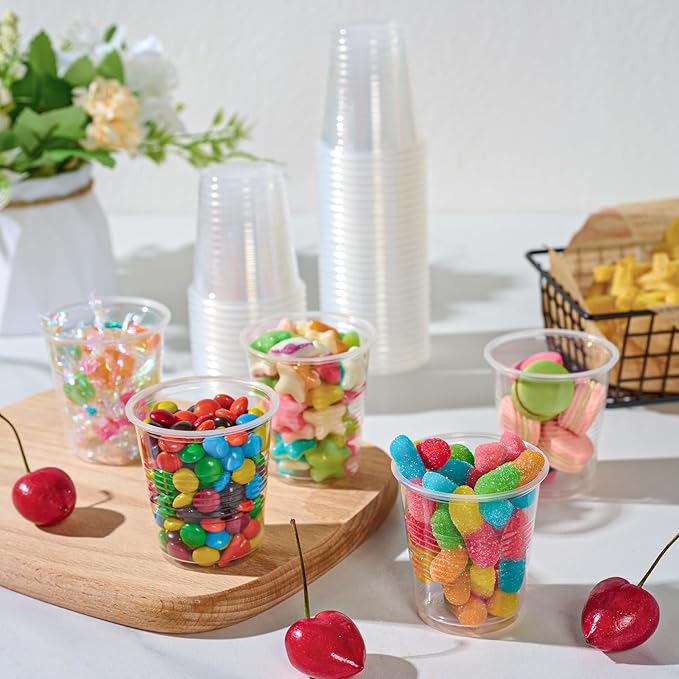 Lilymicky 1000 PACK 3 oz Clear Plastic Cups, 3 Ounce Disposable Plastic Bathroom Cups for Tasting, Drinking - Bloomnest