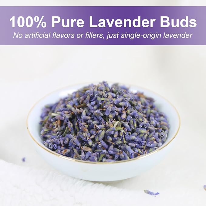 TEARELAE - Lavender Tea, 40 Count - Premium Dried Lavender Flower Tea Bags for Stress Relief - Aromatic Wellness - Non-GMO - Caffeine-Free - Bloomnest