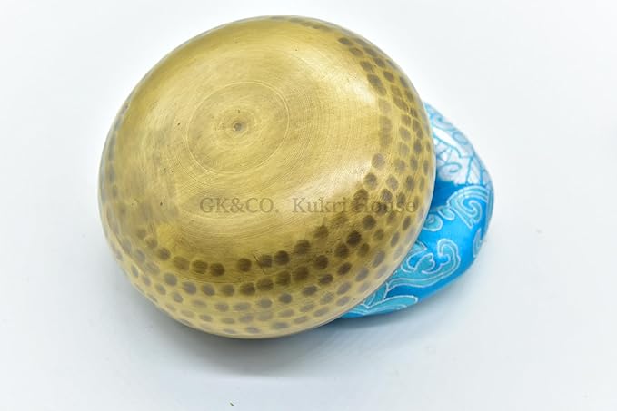 4 Inch Authentic Hand Beaten with Healing Mantra Engravings, Meditation Sound Bowl and Wooden Striker Handcrafted in Nepal, Yoga, Chakra Balancing,Healing, and Mindfulness - Bloomnest