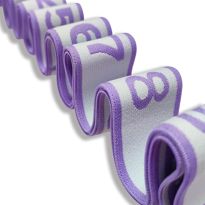 Aozora Stretch Bands for Exercise, Elastic Yoga Stretching Strap, Flex Strap 10 Loops for Physical Therapy, Pilates, Yoga, Dance & Gymnastics Exercise and Flexible Pilates Stretch Band - Bloomnest